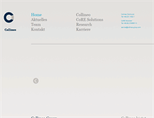 Tablet Screenshot of collineo-group.com